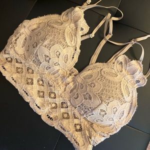 Cream bralette